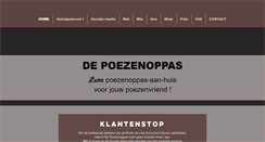 Desktop Screenshot of depoezenoppas.be